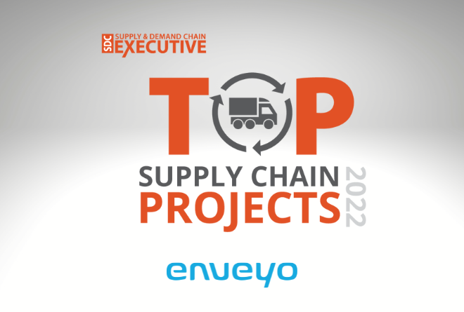 Enveyo Named Supply & Demand Chain Executive’s 2022 Top Supply Chain Project Winner for Parcel Analytics Innovation
