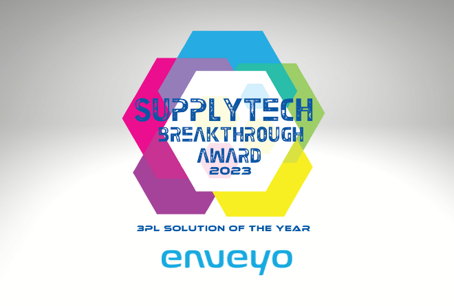 Enveyo Wins Back-to-Back 3PL Solution Of The Year Award From SupplyTech Breakthrough