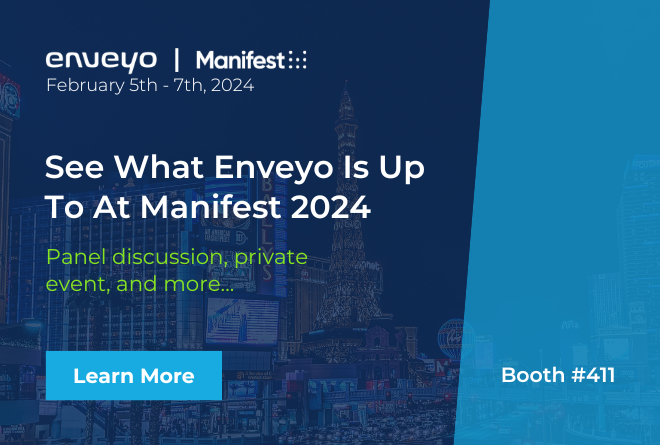 Join Enveyo at Manifest 2024